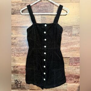 H&M Divided Black Corduroy Dress, Size XS
#0099